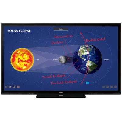 86"Black Interactive Display 4K UHD 350 cd/m2